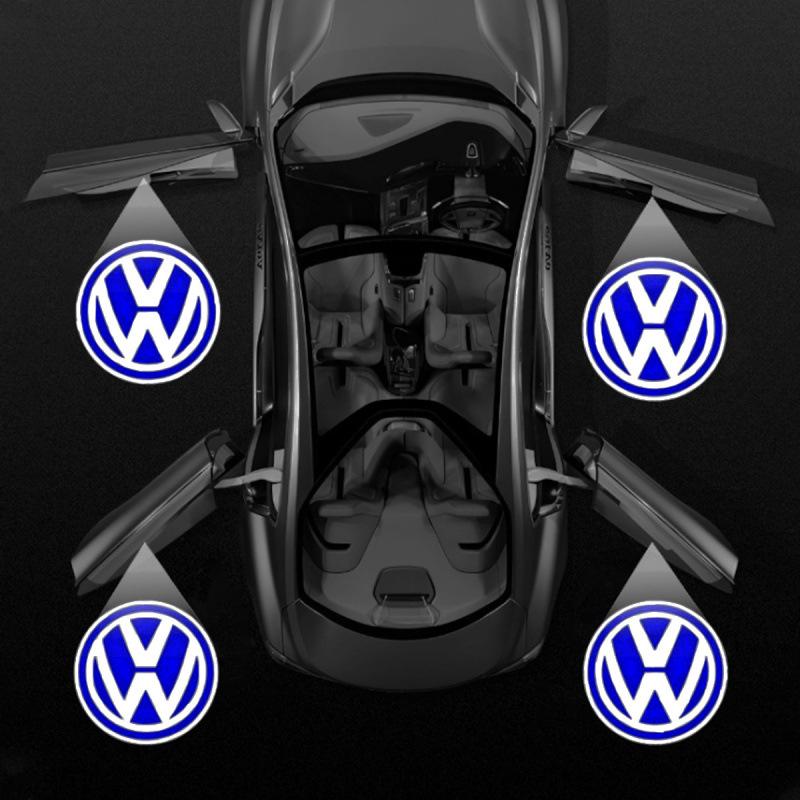 Светодиодная подсветка дверей автомобиля Volkswagen для Passat, Magotan, Golf