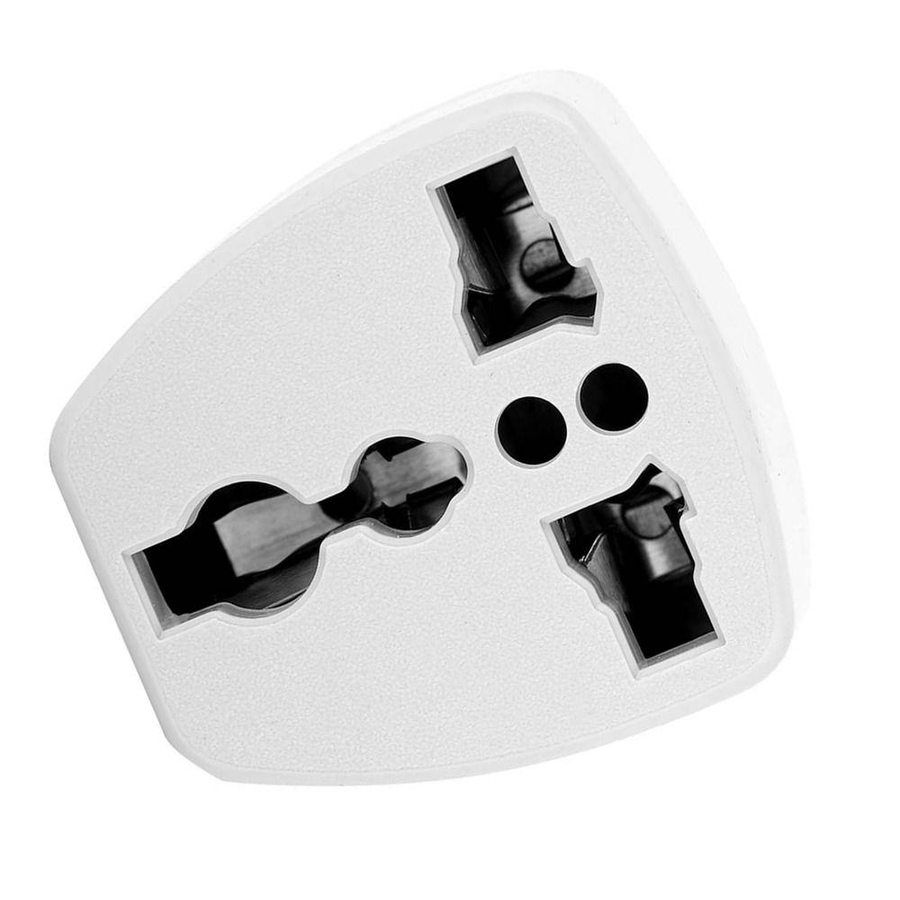 2 Pin US Plug Converter Adapter White Power Socket Converter for Phones Household Appliances