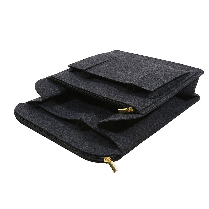 Multi-Grid Felt Backpack Organizer Insert for Women And Men Lightweight Travel Rucksack Insert with Zipper Pockets