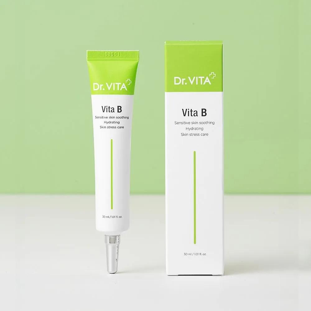 Dr.VITA Sensitive Skin Soothing, Relief, and Hydrating Hypoallergenic Vitamin B Cream 30ml x 3, Total 90ml