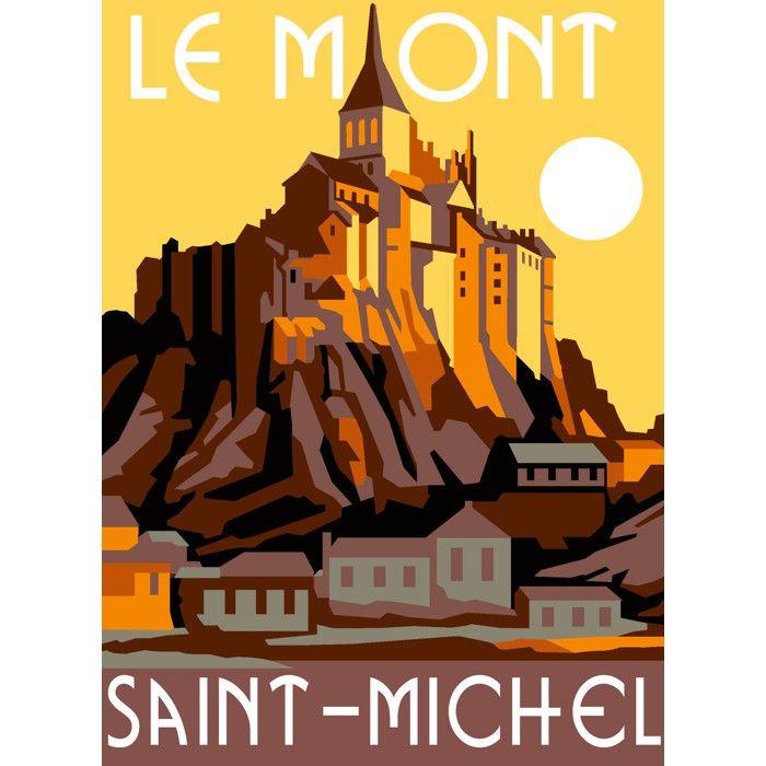 Canevas Margot Le Mont Saint Michel 40x30cm