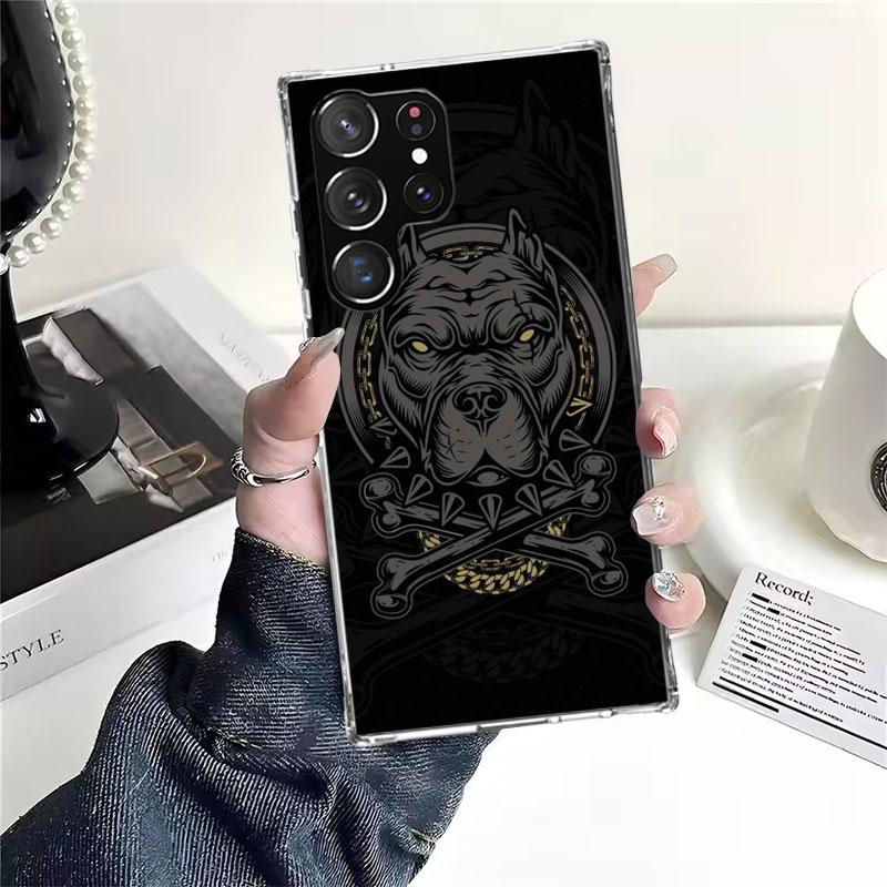 Pit Bull Pet Dog Pitbull Soft Phone Case For Samsung Galaxy S22 S23 S24 S25 Edge S26 Ultra S20 FE S21 Plus + Fundas Coque Galaxy