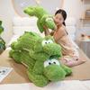Мягкая Зеленая Розовая Динозавр Животное Набивная Плюшевая Игрушка Кукла Милый Крокодил Подарок Куклы для Девочек Подушка для Сна Мягкий Декор Комнаты Игрушка для Ребенка