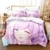3D Печать Аниме D4DJ All Mix Уютное Одеяло Пододеяльник Наволочка Комплект Постельного Белья Детская Спальня Декор Домашний Текстиль