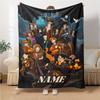 Custom Name Alien Face Close-Up blanket for Couch & Bed, Plush Cozy Fuzzy Blanket Super Soft & Warm Blankets for Fall and Winter. 090880