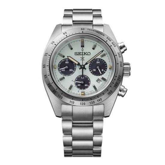 Часы Seiko PROSPEX SBDL129 SPEEDTIMER мужские наручные часы с солнечной подзарядкой функция секундомера безель с тахиметром 24-часовая стрелка календарь даты оборудованный циферблат