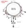 Готическое ожерелье с крестом, цепочка с имитацией жемчуга, многослойное ювелирное изделие из бисера, подарок