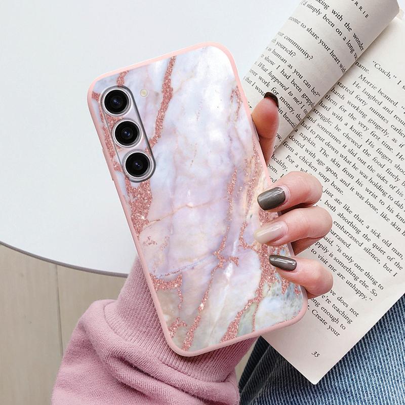 Чехол для Samsung A55 5G Задняя крышка Защитный силиконовый Funda Модный Мраморный Каменный Текстурный Coque для Samsung Galaxy A54 A56 Capa