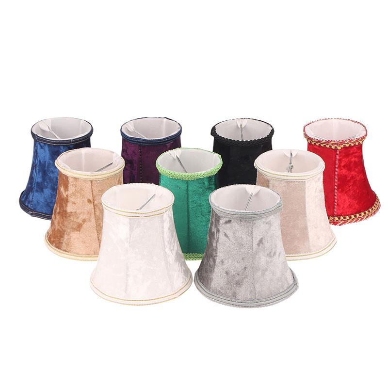 1 шт. ретро абажур ткань однотонная люстра ткань абажур настенный светильник свеча люстра крышка корпус аксессуары