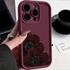 Роскошный чехол для телефона с цветочным узором для iPhone 17 Pro Max 16E 15 Pro 14 13 12 11 Mini AIR XS XR XS 8Plus, противоударный и защищающий от падений