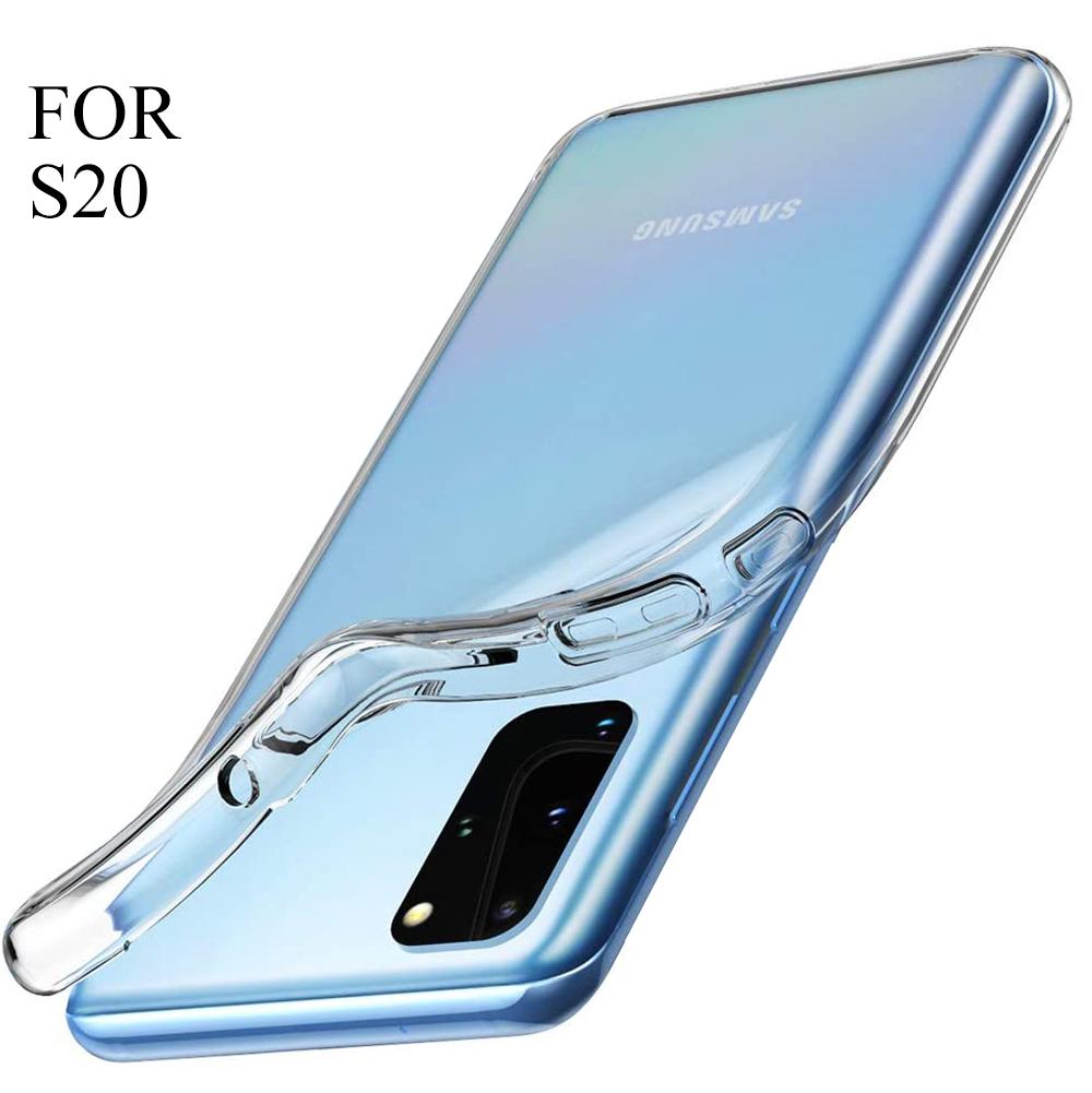 Ультратонкий прозрачный силиконовый чехол для Samsung Galaxy S23 S22 S21 S20 Ultra Plus FE Чехол для Samsung Note 10 Plus 20 Ultra Funda