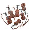 1/12 Dollhouse Mini Musical Instrument Model Classical Guitar Violin For Doll
