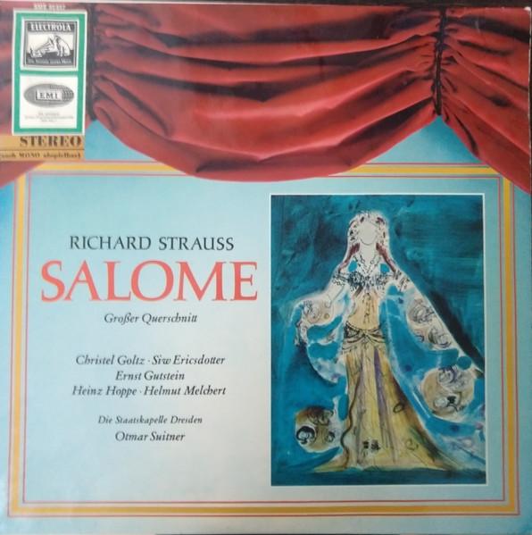 Виниловая пластинка RICHARD STRAUSS OTMAR SUITNER Salome Groer Квартет SME80857 Electrola Германия Классика Б/у