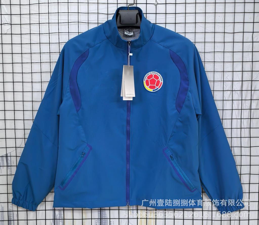 2026 World Cup Vintage Football Jacket Jacket Men's and Women's Waterproof Jacket Germany Spain