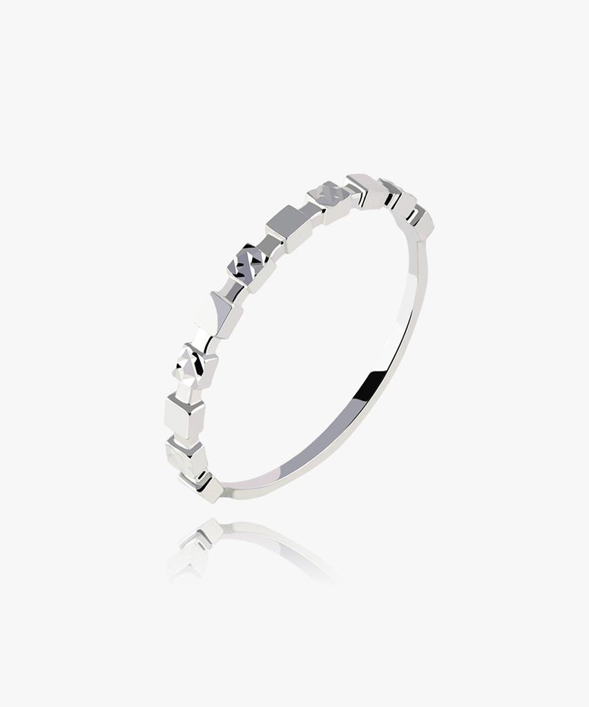 Кольцо Helene Jewelry 925 пробы, квадратный крой, дизайн "Мост", для женщин (Тип D)