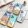 Милый чехол B-BuBu D-DuDu для iPhone 17, 16, 15, 14, 13, 12, 11 Plus, Pro Max, Другие Мягкий черный чехол