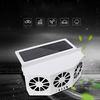 Car Ventilator 3 Cooler Fans Solar-powered Cooling Vent Exhaust Portable Safe Auto Fan