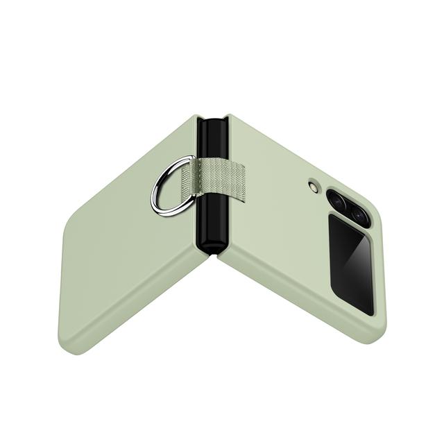 Легкий тонкий защитный чехол с защитой от царапин для Samsung Galaxy Z Flip 4 5g Flip4 Flip3 Flip 3 с кольцевым держателем, складной чехол