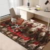 1PC Custom Name "Gladiator Warrior Armor" Theme Floor Mat Ideal for Living Room, Game Rooms, Office, Bedroom,Floor Mat Playful Design
