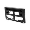 Front License Plate Bracket Holder Black New For Ford Ranger 2019-2022