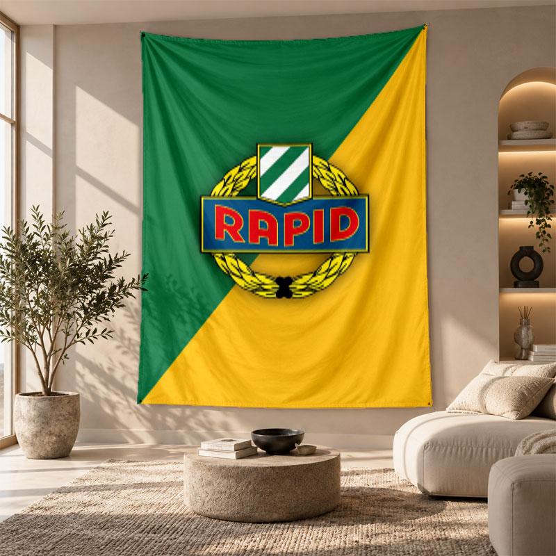 Decorative Tapestry,Rapid Wien FC Printed Wall Art, Lightweight Wall Hanging For Bedroom Background