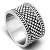 12MM Wide Ring for Men Solid Stainless Steel Boys Men's Rings Man Big Size 12 13 Fashion New Male Biker Jewelry Gifts