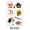 Halloween Candle Tattoo Stickers Halloween Party Candle Surface Decoration Cartoon Stickers DIY Cute 1PC