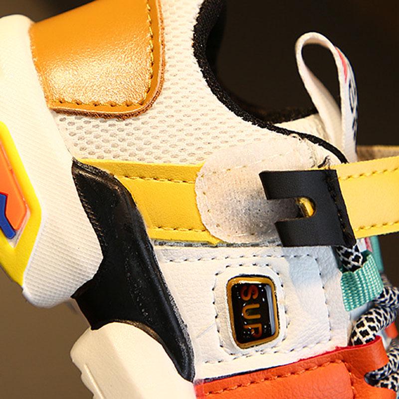 Весна, лето, осень, новые модные сетчатые дышащие спортивные кроссовки для отдыха для девочек, обувь для мальчиков, брендовая детская обувь