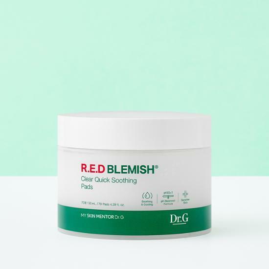 Dr.G Успокаивающие подушечки RED Blemish Clear Quick, 70 шт.