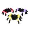 Large Plush Spider Halloween Decoration Prop - Realistic Black Prank Toy