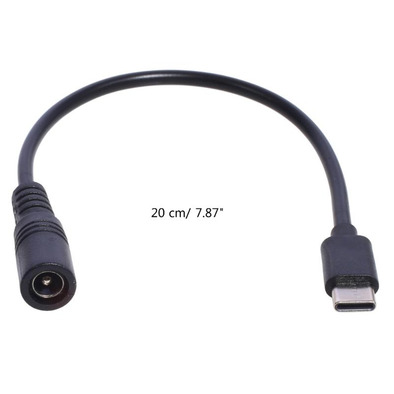 Универсальный кабель питания USB Type-C 5.5x2.1 мм для роутера, светодиодной ленты, вентилятора и устройств 5V(5.5x2.1mm)