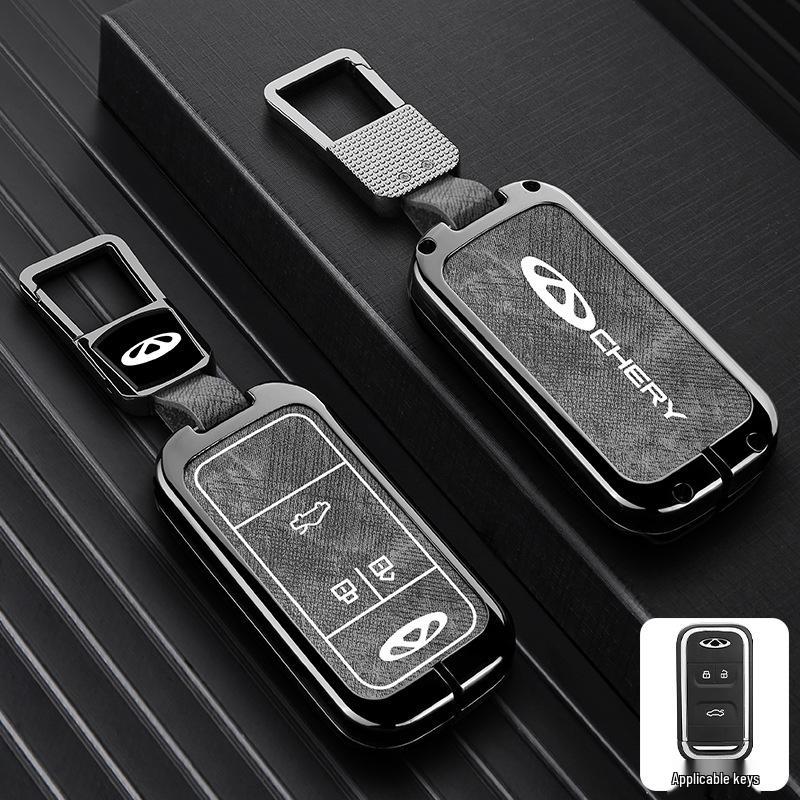 Чехлы-брелоки из цинкового сплава для Chery, Tiggo 8, 7 Plus - Полное покрытие, 5-кратная защита от падений
