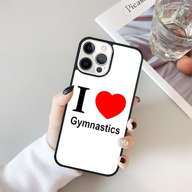 Силиконовый чехол для телефона с силуэтом гимнастки Для iPhone 17 Air 15 16e 14 13 12 Pro Max 11 Pro Max Plus Coque Shell