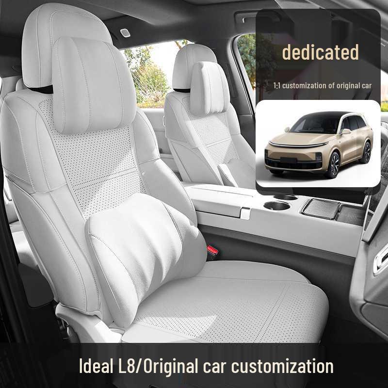 Ideal L8 Car Seat Cushion: Universal, Half-Surround, Suede, Suitable for Four to Six Seats, All-Season Use.