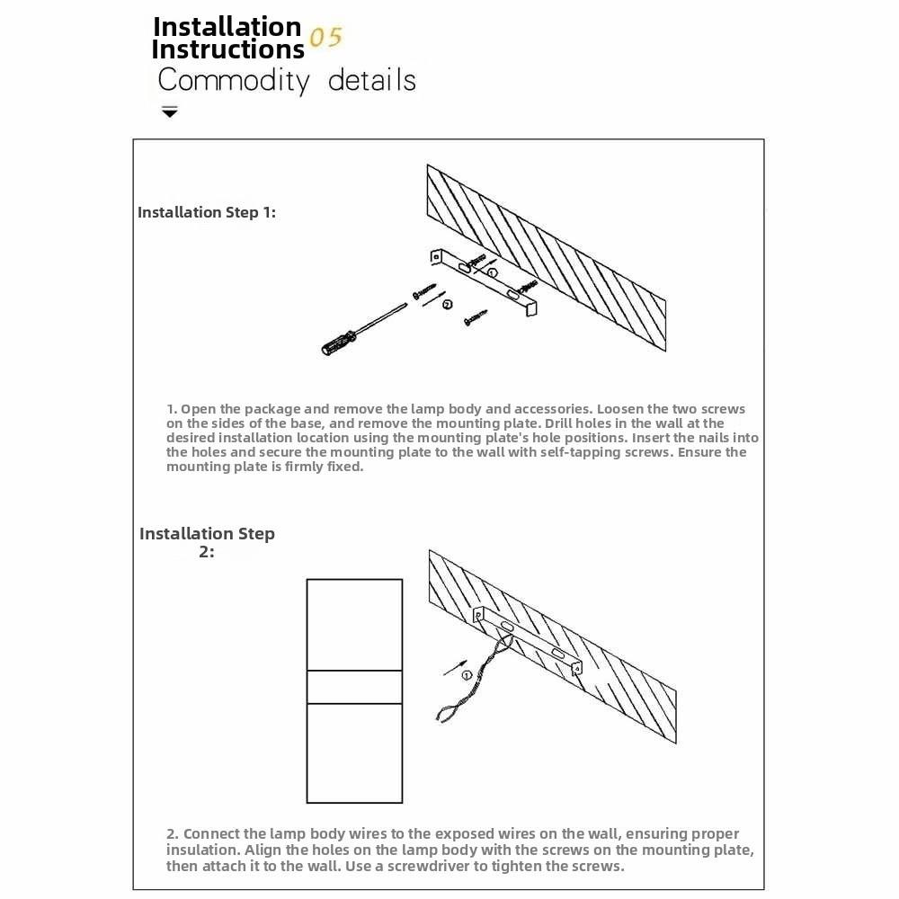 Acrylic Material LED Wall Lamp AC 220V Indoor Wall Light Wall Sconce Lamp Bedside Lighting