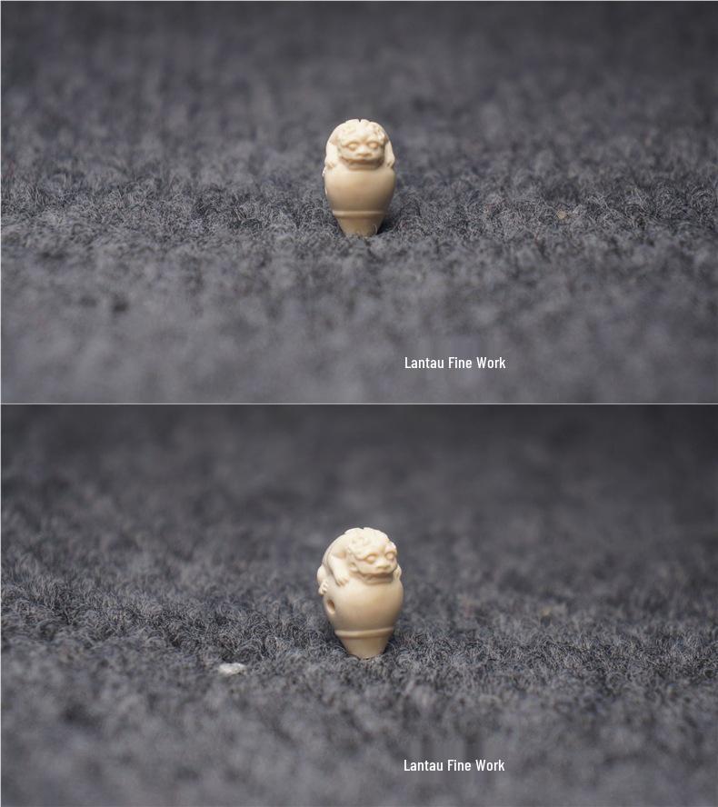 Pixiu Mammoth Ivory Carved Accessory: DIY Bracelet Pendant