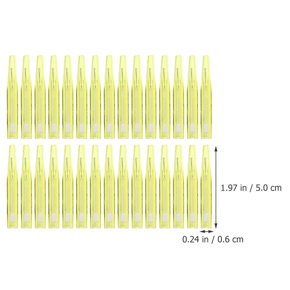 30Pcs Interdental Brushes Dental 0.8mm Tooth Flossing Cleaning Oral Tool Braces Cleaner Toothpick Care Dental Brush