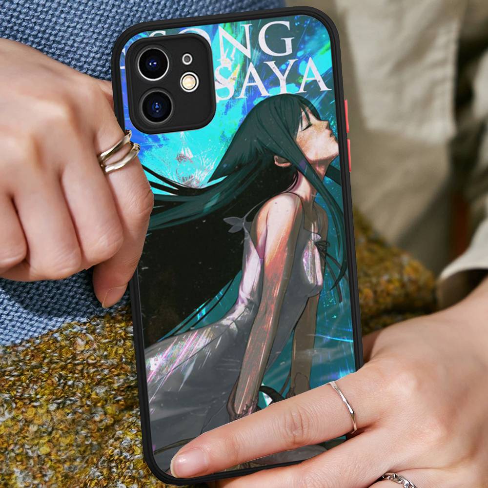 The Song Of Saya Horror Game For IPhone Air 16 15 14 Plus 13 12 11 Pro Max Matte Cover Jelly Shockproof Phone Case