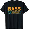 Bass Player, Won't Cause Any Trouble T-Shirt Party Tops T Shirt for Students Cotton Top T-shirts Leisure Rife