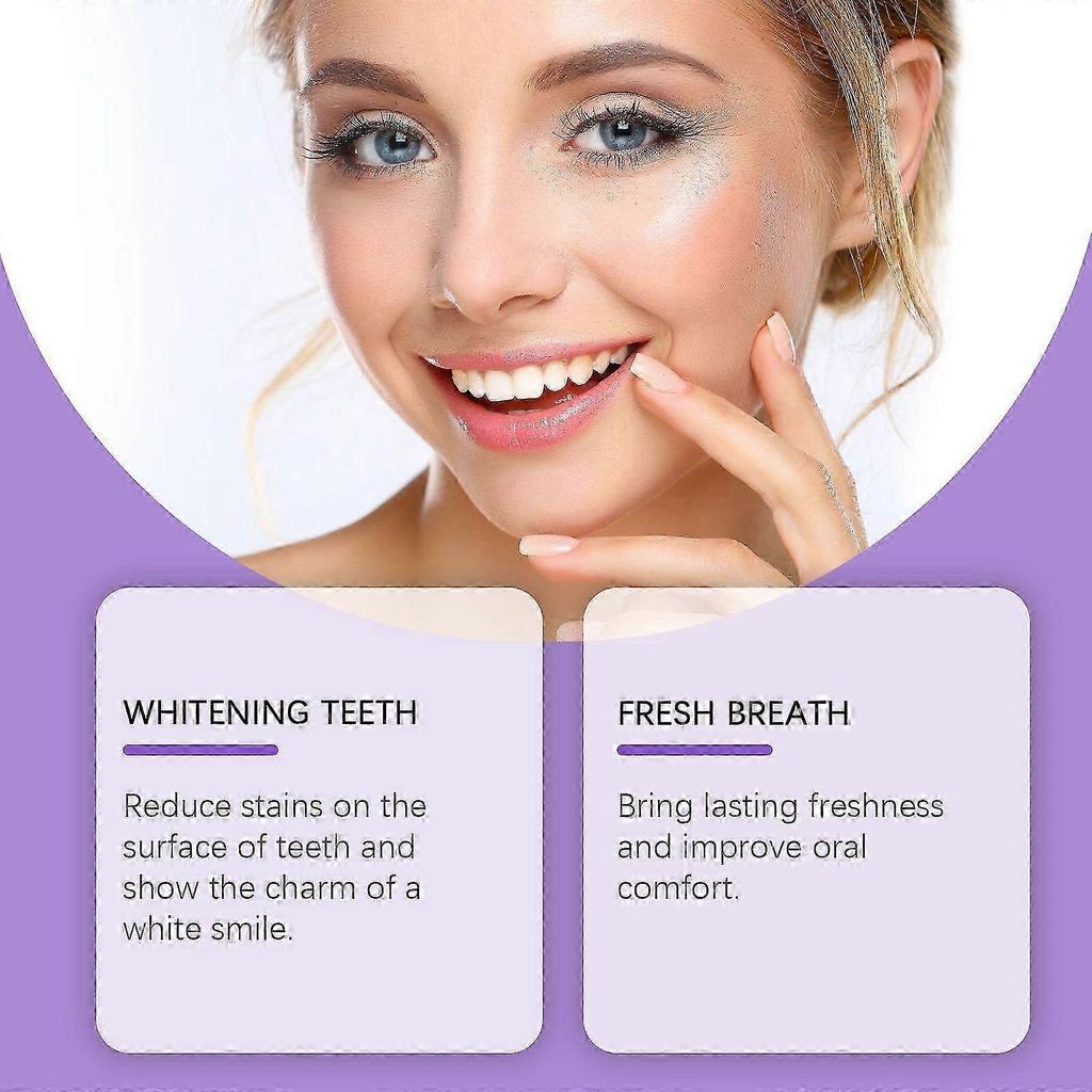 Purple Magic Powder - Purple Teeth Whitening Powder, Color Correcting with Hydroxyapatite, Stain Removal, Color Corrector, Teeth Whitening Booster