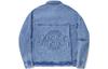 Li Ning Denim Jacket Men's Light Blue AJDU105-1