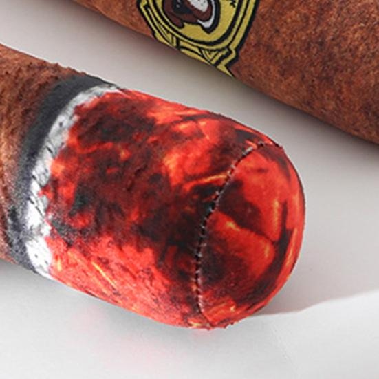 Мягкая игрушка для собак с пищалкой, интерактивная игрушка для жевания щенка с пищалкой, забавная новинка, мягкая игрушка с дымом для маленьких, средних и больших собак