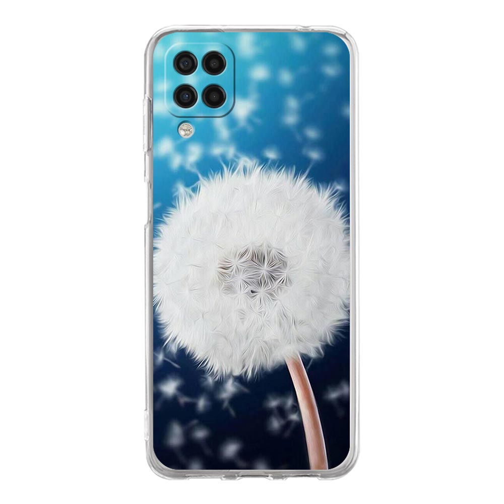 Чехол для телефона Samsung Galaxy A13 A33 A35 A55 A73 A53 A23 A51 A71 A21S A72 A31 A41 A05s A03S A15 A25 5G Чехол цветок Одуванчик