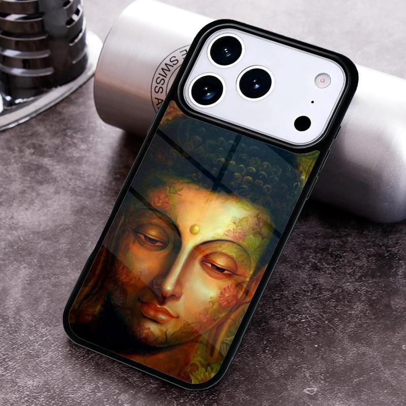 Статуя Будды Винтажный Чехол для Телефона Для iPhone 17 16 15 14 13 12 11 Pro Max Plus 17Air Мягкий Силиконовый Чехол