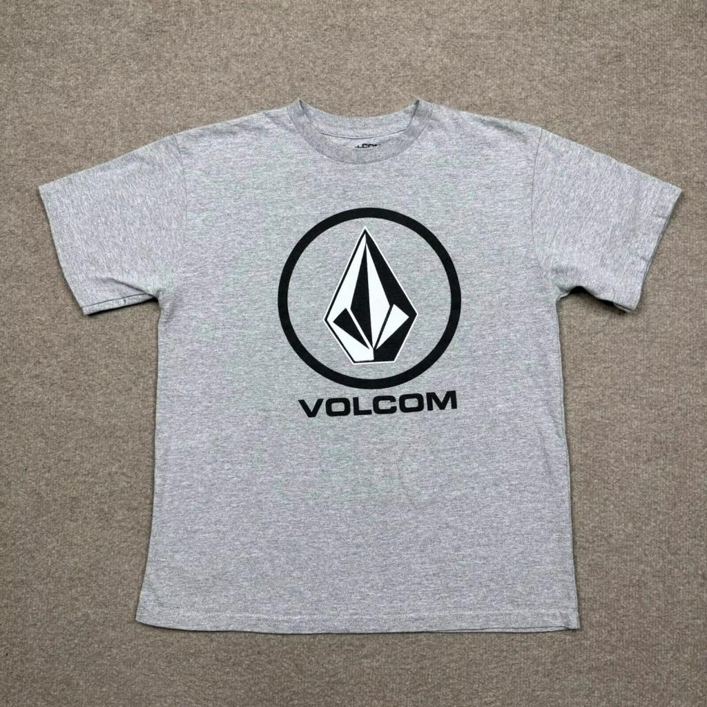 Volcom Мужская Женская Хлопковая Футболка Роскошный Бренд Мода Большой Размер Топ Повседневная С Коротким Рукавом Уличная Одежда Классический Принт Свободная Футболка 2025