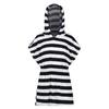 Childrens/Kids Bernessa Striped Toweling Poncho