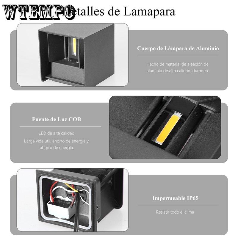 Наружное настенное освещение, светодиодное водонепроницаемое уличное освещение для двора, веранды, светильник, домашний декор для фасада, наружная стена, садовый светильник