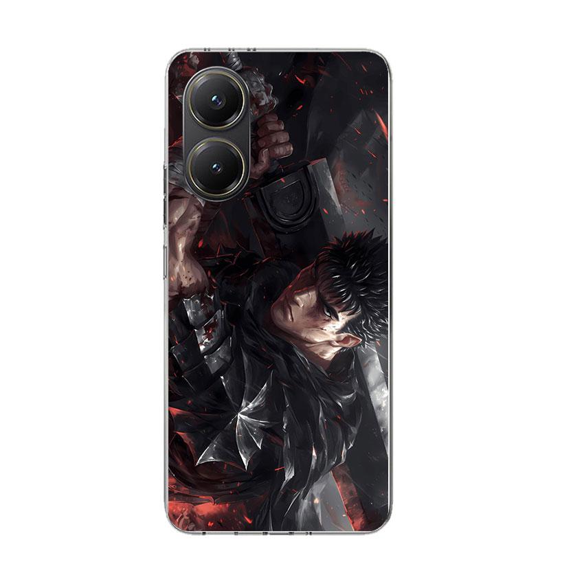 Черно-белый Чехол для телефона G-Guts B-Berserks Для Xiaomi Poco X7 X6 X5 Pro F7 Ultra Redmi 15C 15 13 13C 12 12C 10 10A 10C 9 9A 9C 9T