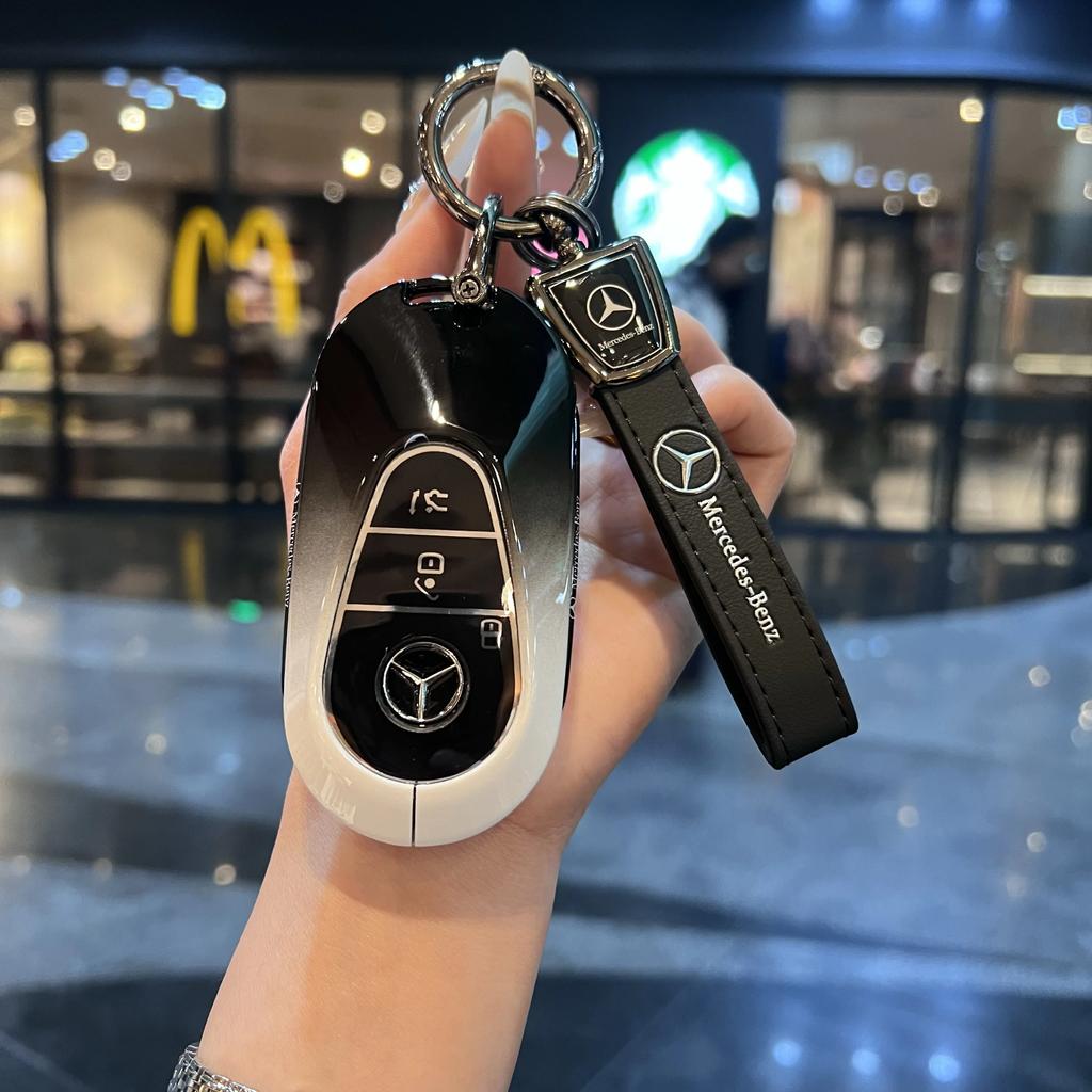 PEL5 car key case cover For Mercedes Benz C S Class W206 W223 S350 C260 C300 S400 S450 S500 Key Shell Protector