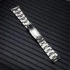 [adzu] Совместимо с Rolex из нержавеющей стали, ремешок Hair Line SS, без блеска, 19 мм, 20 мм, старая модель, Oyster Breath (матовая отделка, ширина выступа 20 мм)